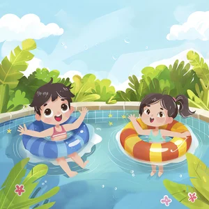swimming